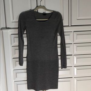 Theory Pazia Preen petite gray wool dress